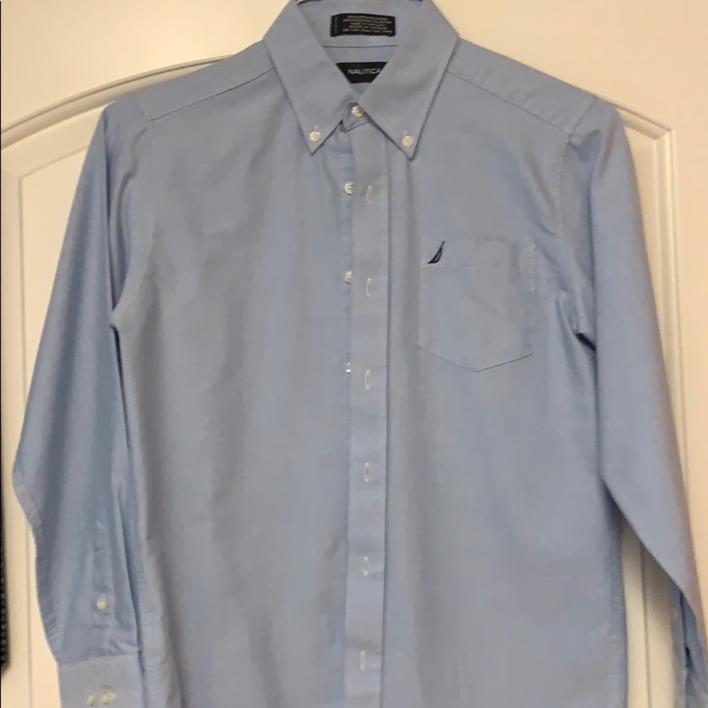 Boys Nautica button down Dress Shirt